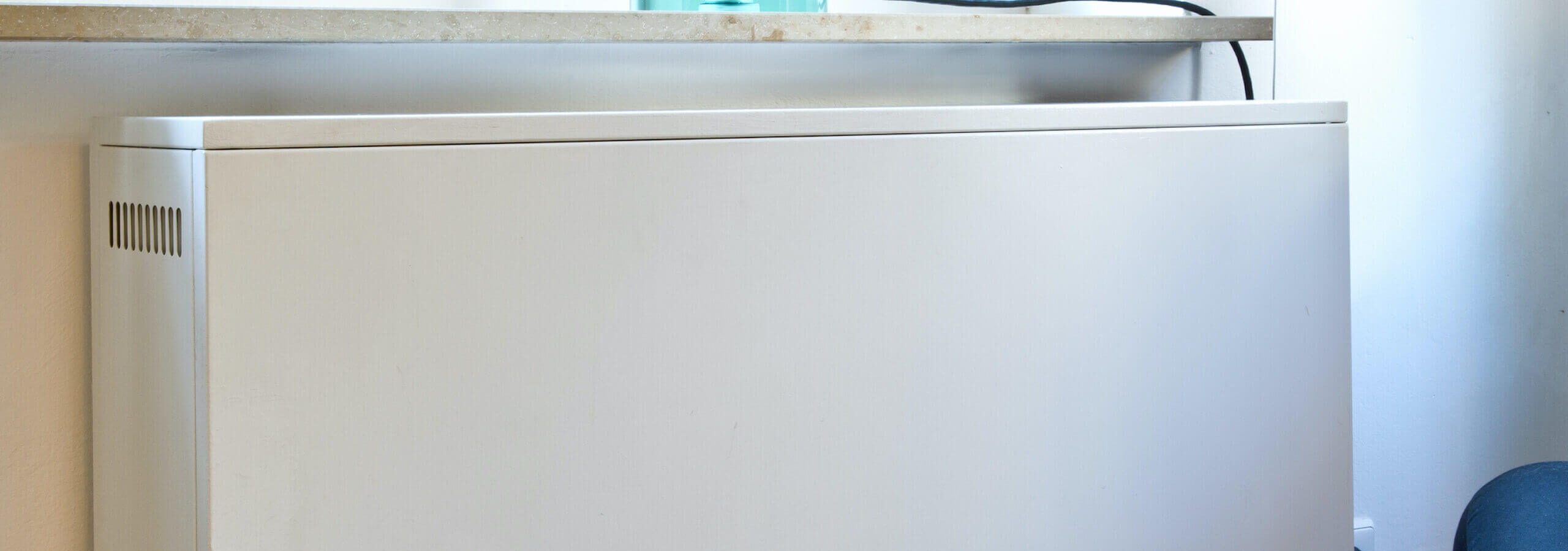 Eine Wärmespeicher-Heizung in einem privaten Wohnraum